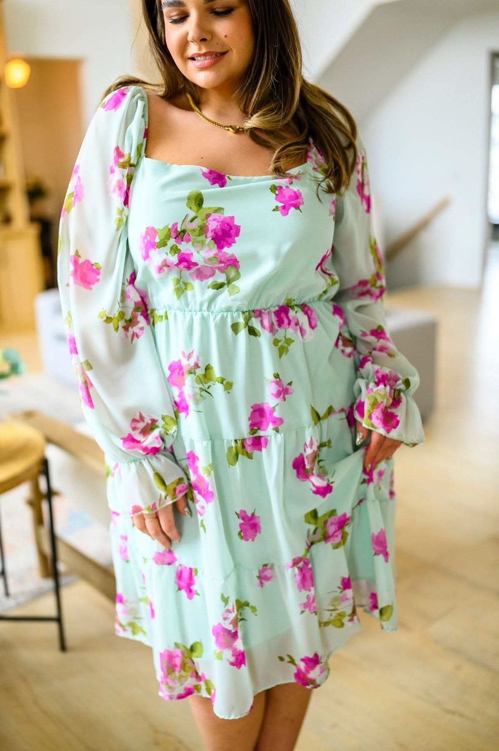 Delightfully Yours Floral Dress - SwagglyLife Home & Fashion