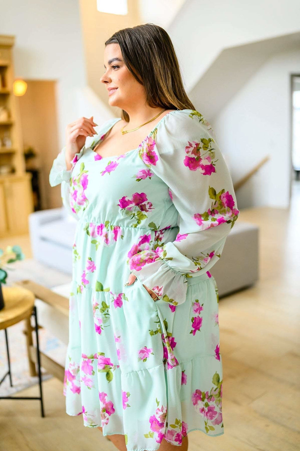 Delightfully Yours Floral Dress - SwagglyLife Home & Fashion