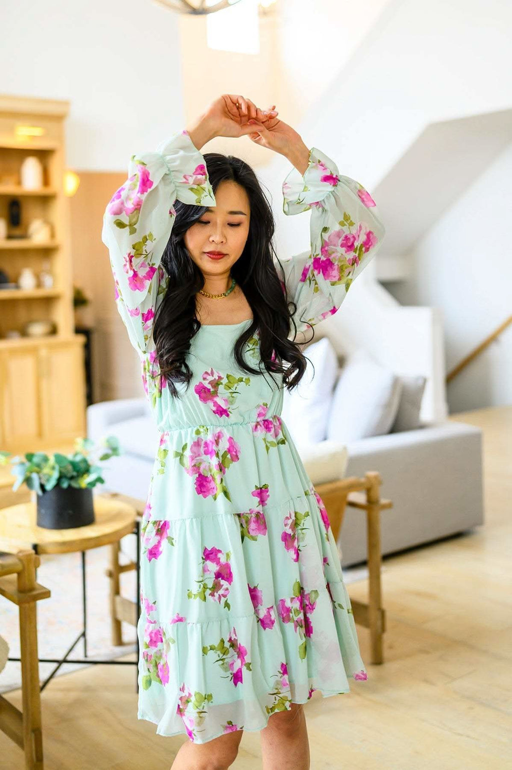 Delightfully Yours Floral Dress - SwagglyLife Home & Fashion