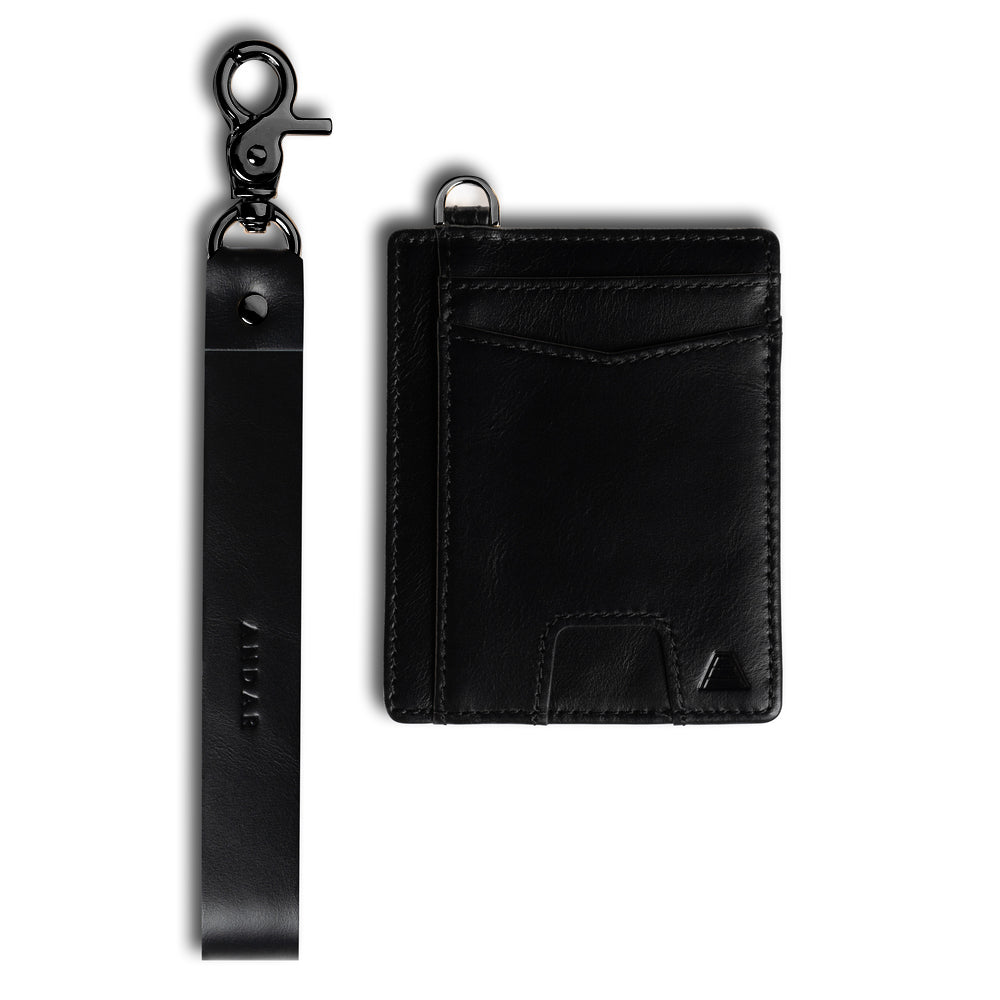 The Denner in Jet Black | Gunmetal - Wallets photo