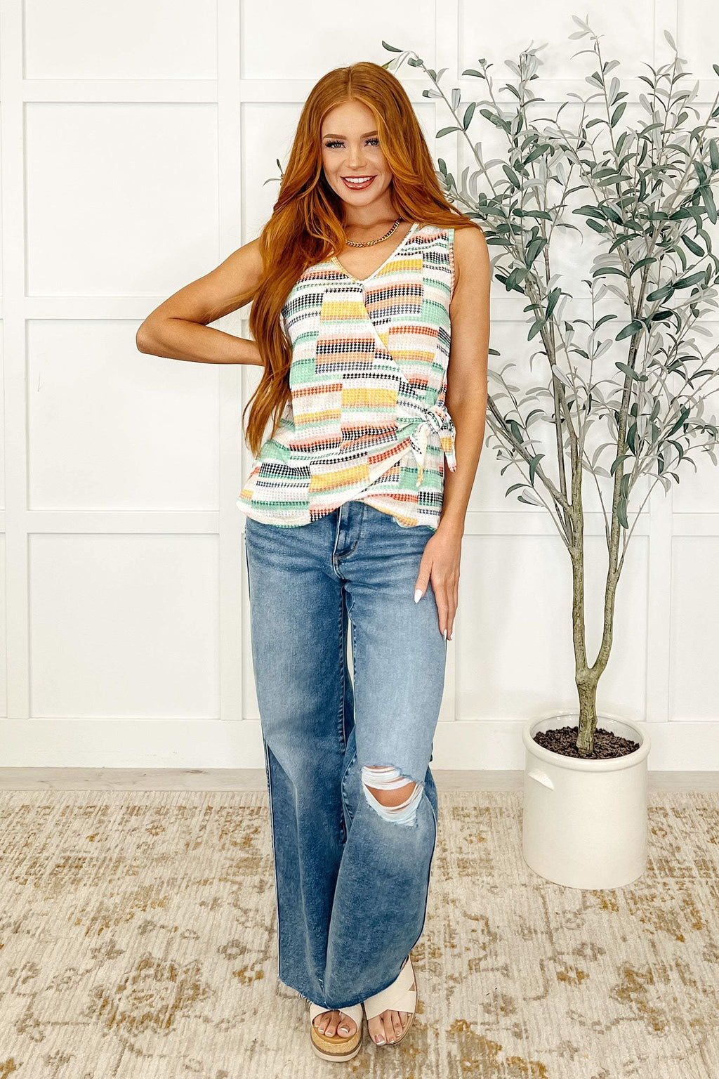 Do Ya Step V-Neck Tank in - Tops photo