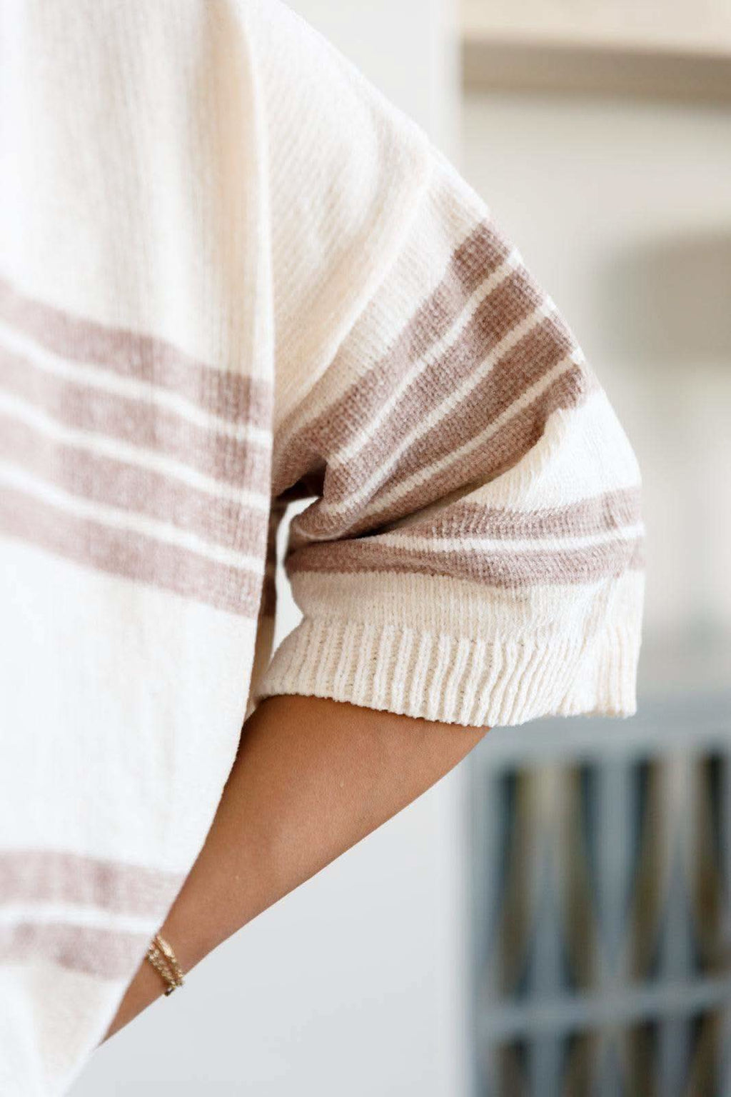 Don't Forget the Cold Foam Striped Hoodie in - Tops photo