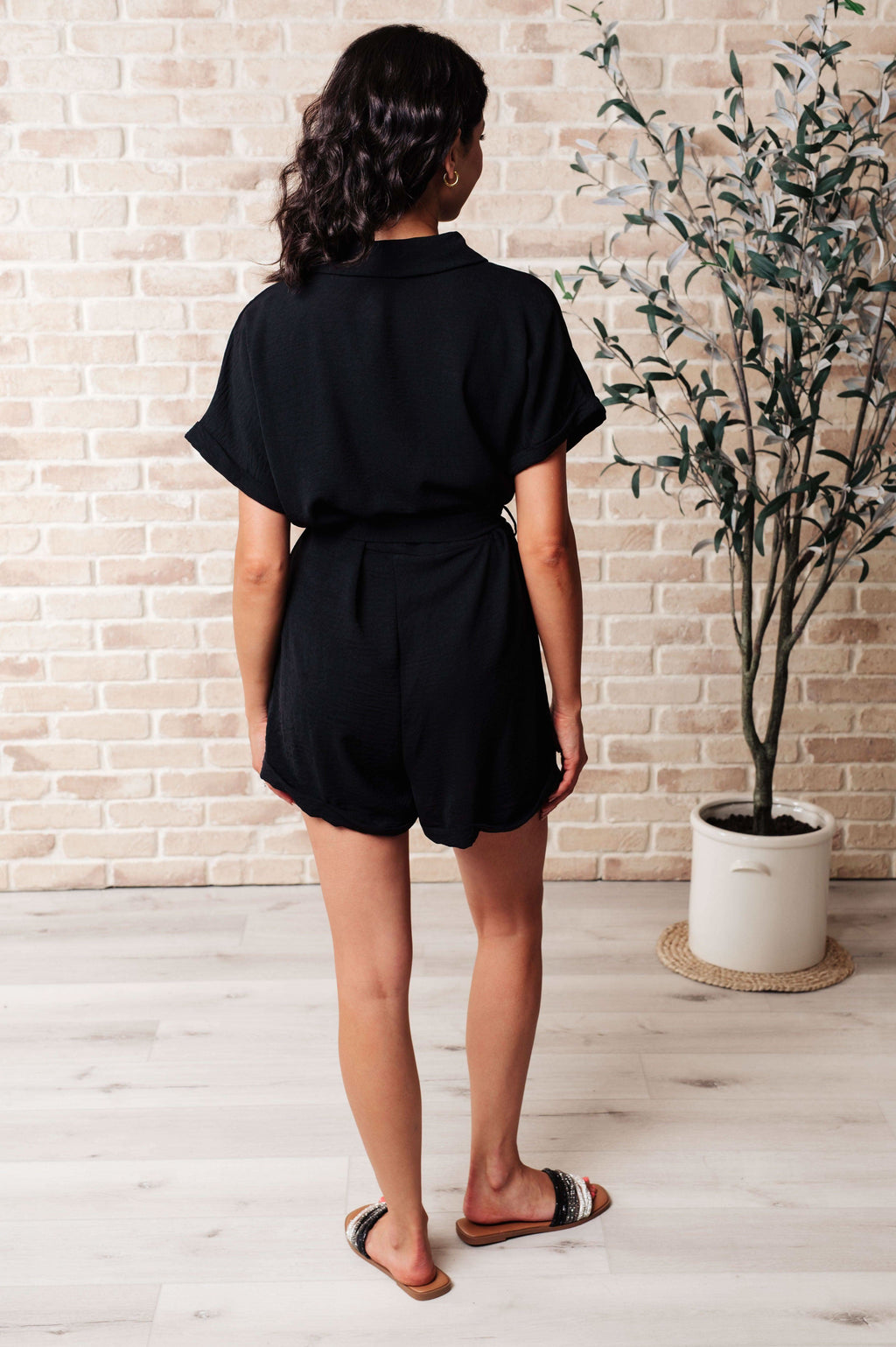 Don't Worry 'Bout a Thing V-Neck Romper - SwagglyLife Home & Fashion