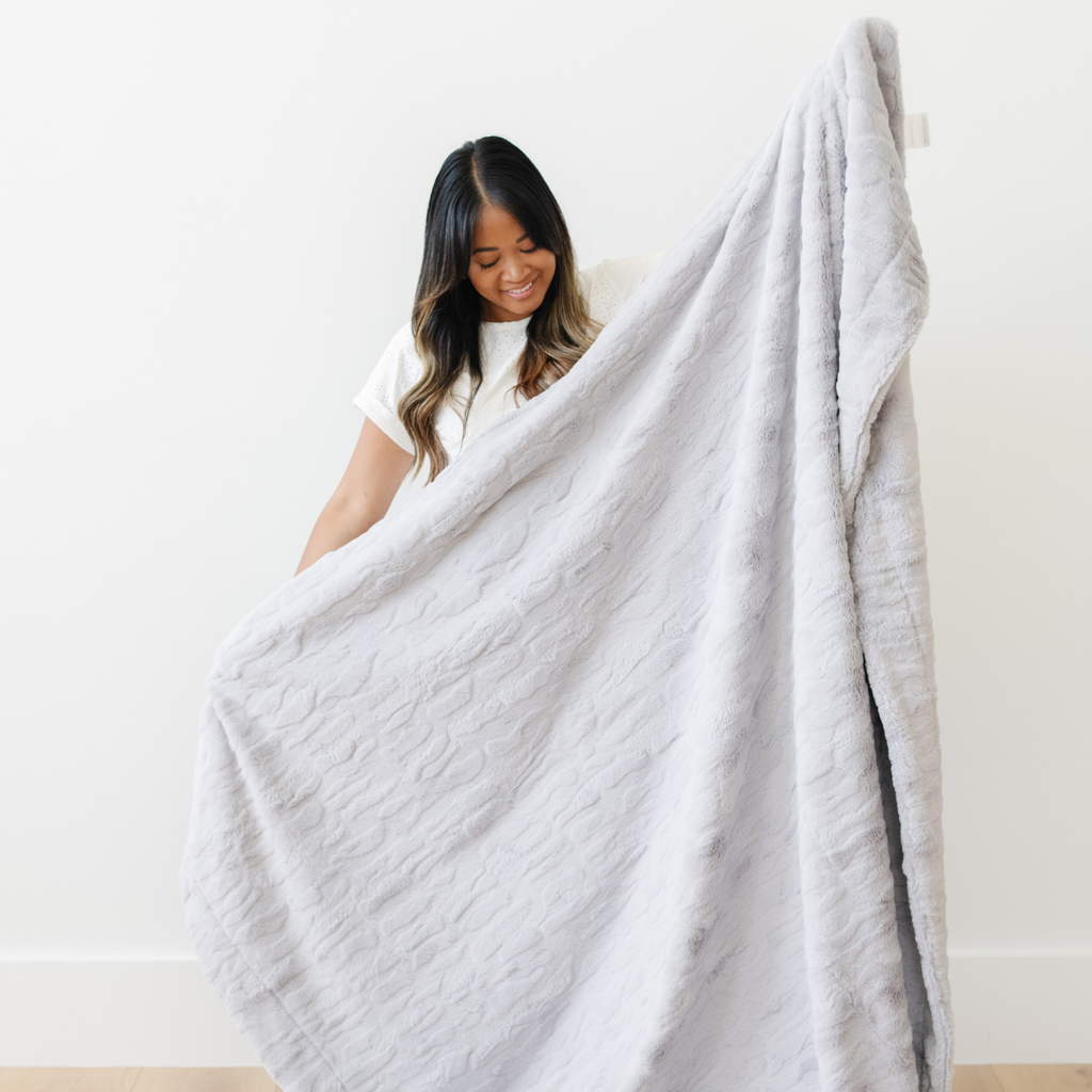 PATTERNED FAUX FUR XL THROW BLANKETS in - photo