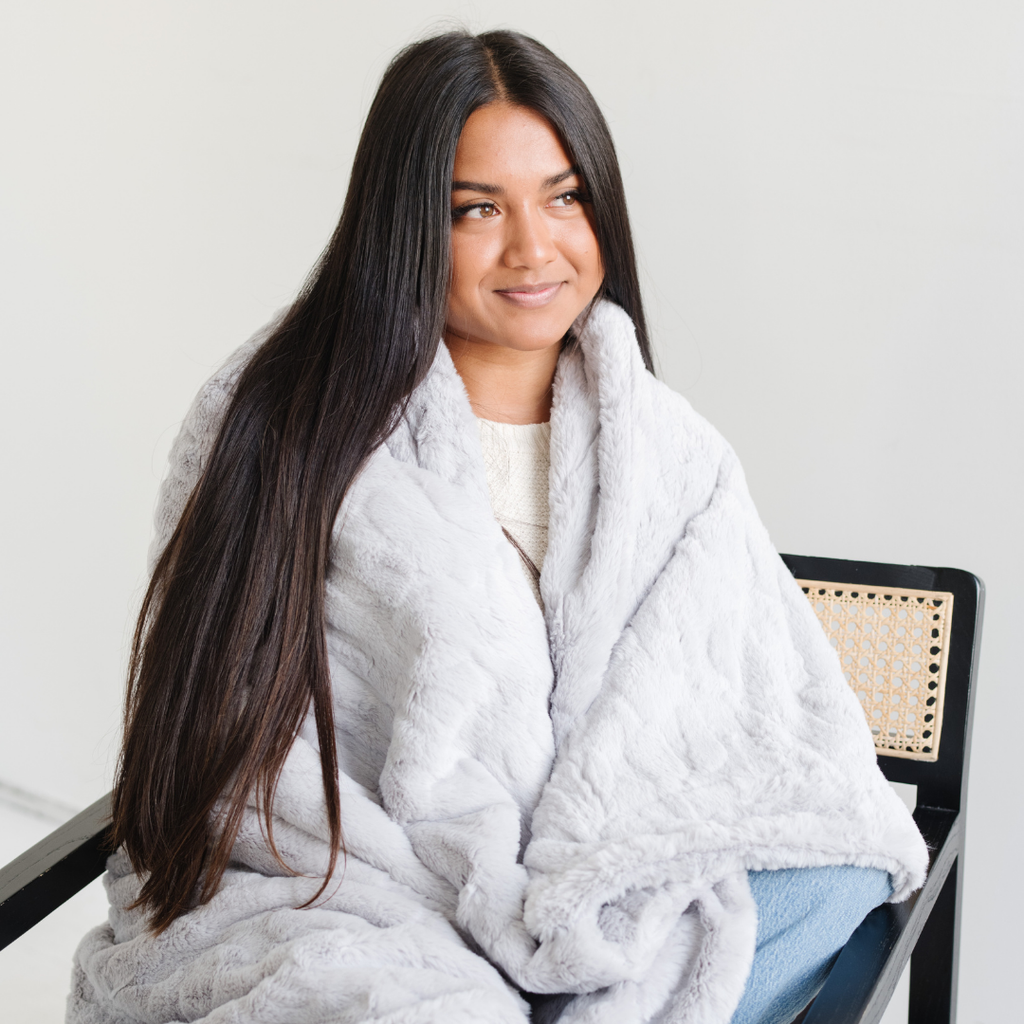 PATTERNED FAUX FUR THROW BLANKETS in - Throw Blanket photo
