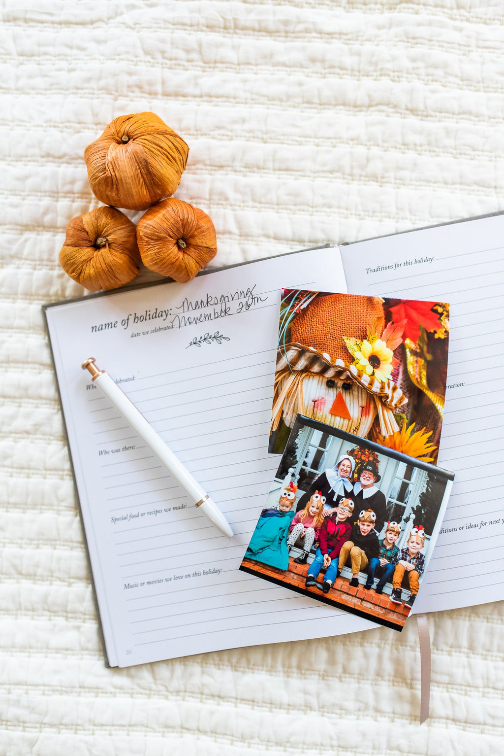 Duncan & Stone Holiday & Christmas Memory Book in - Journal photo