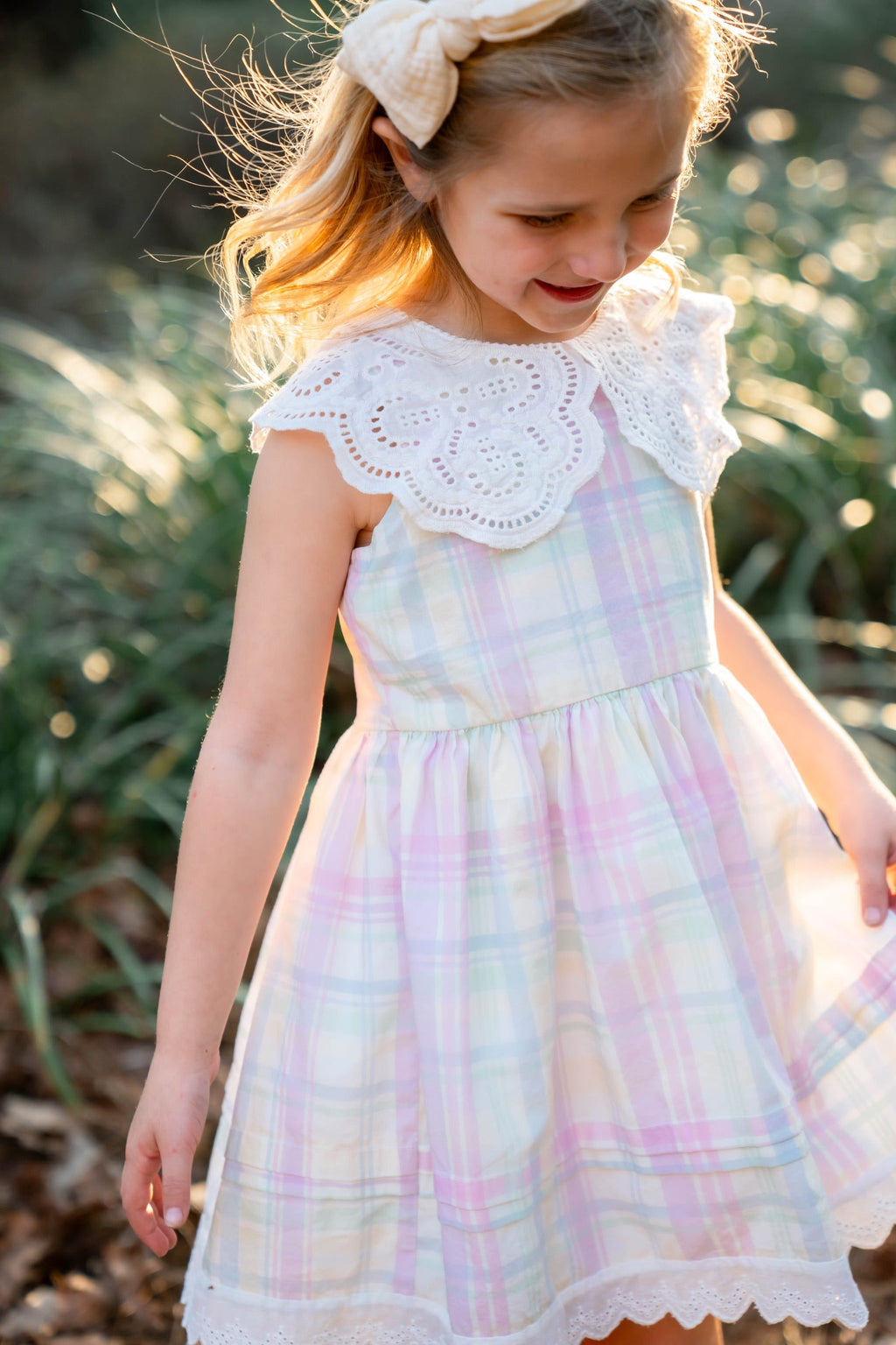 Taffy Plaid Jumper in - Dresses photo