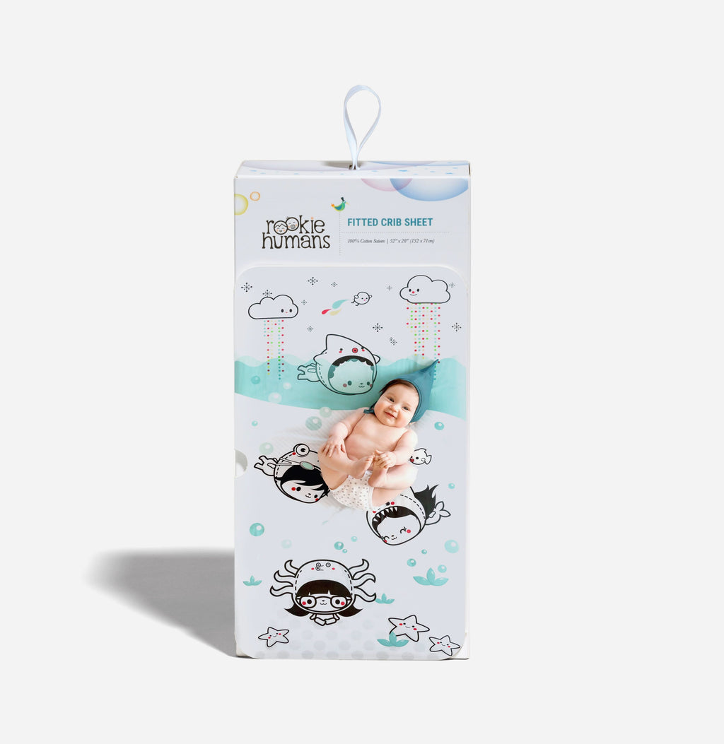 Dive In Organic Standard Size Crib Sheet in - Crib sheets photo
