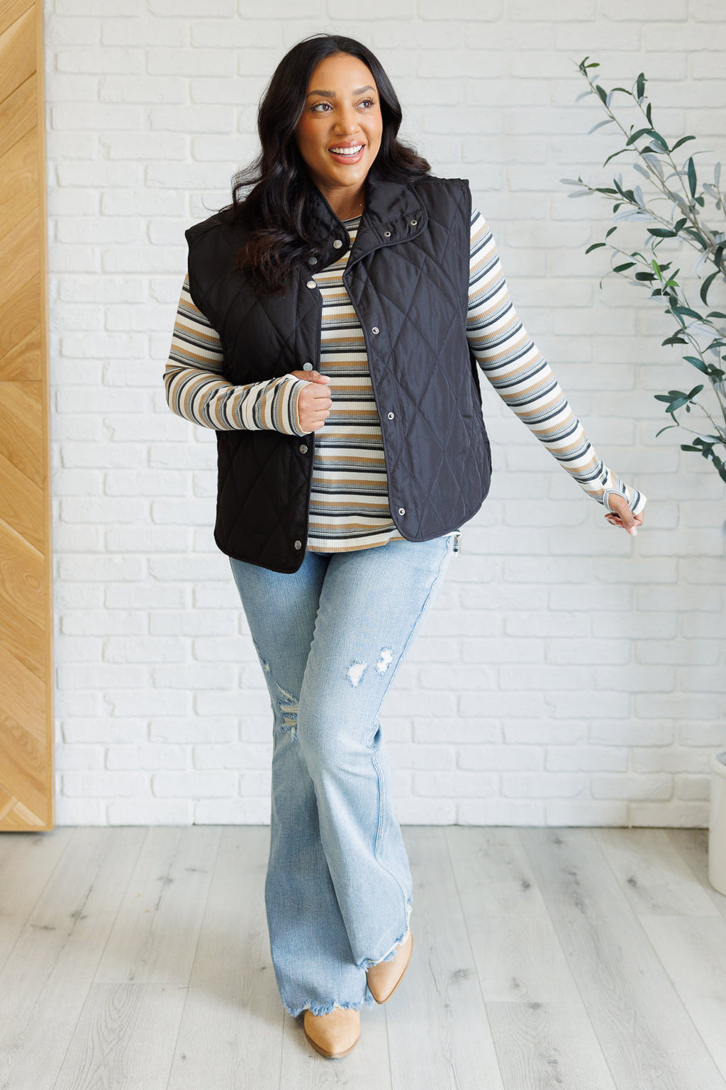 East Coast Breeze Striped Top in - Tops photo