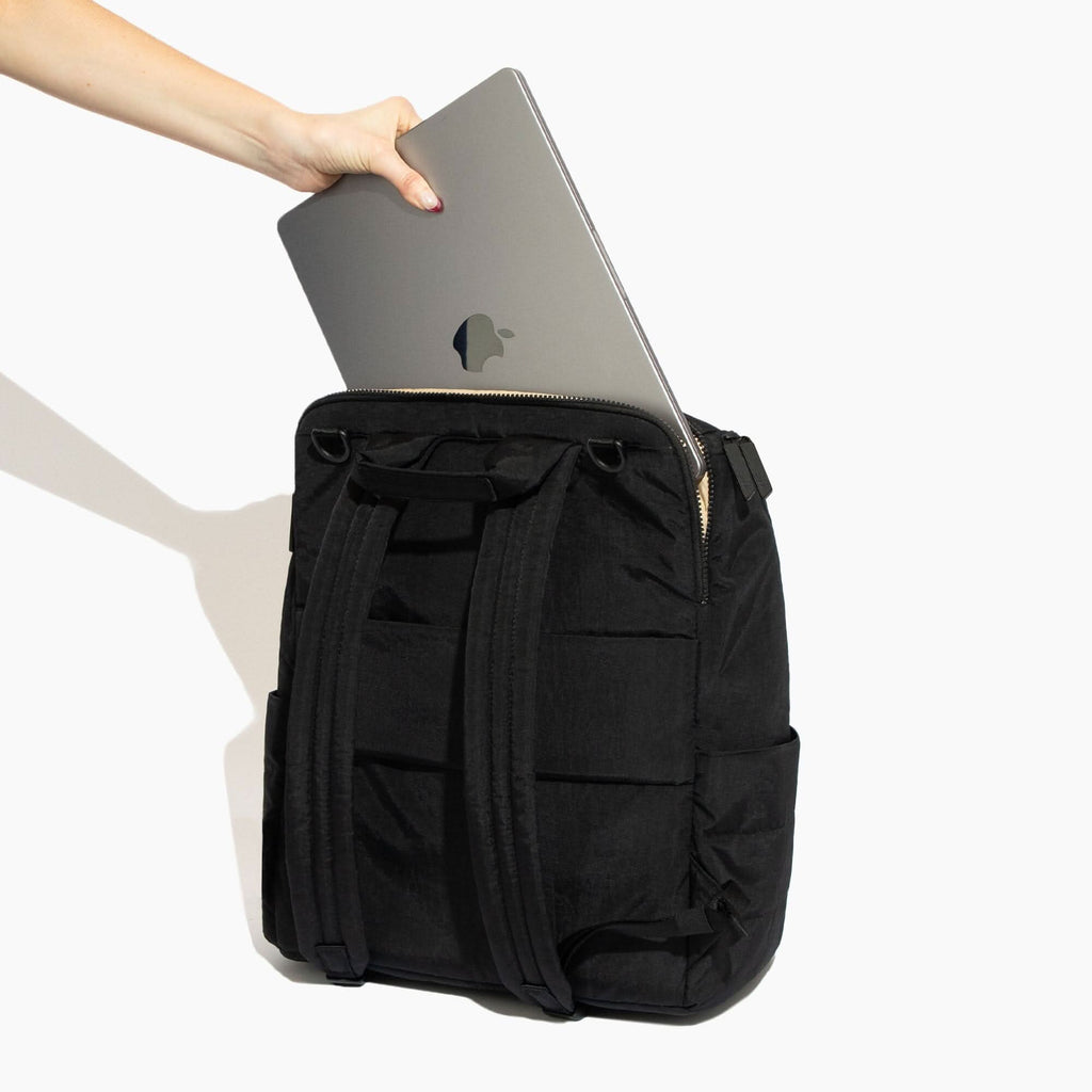Freshly Picked Ebony Zurich Diaper Bag in - Zurich Backpack photo