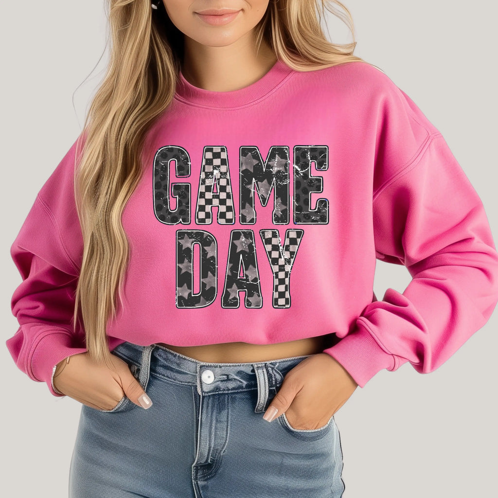 Edgy Gameday in Pink Sweatshirt in - Womens photo