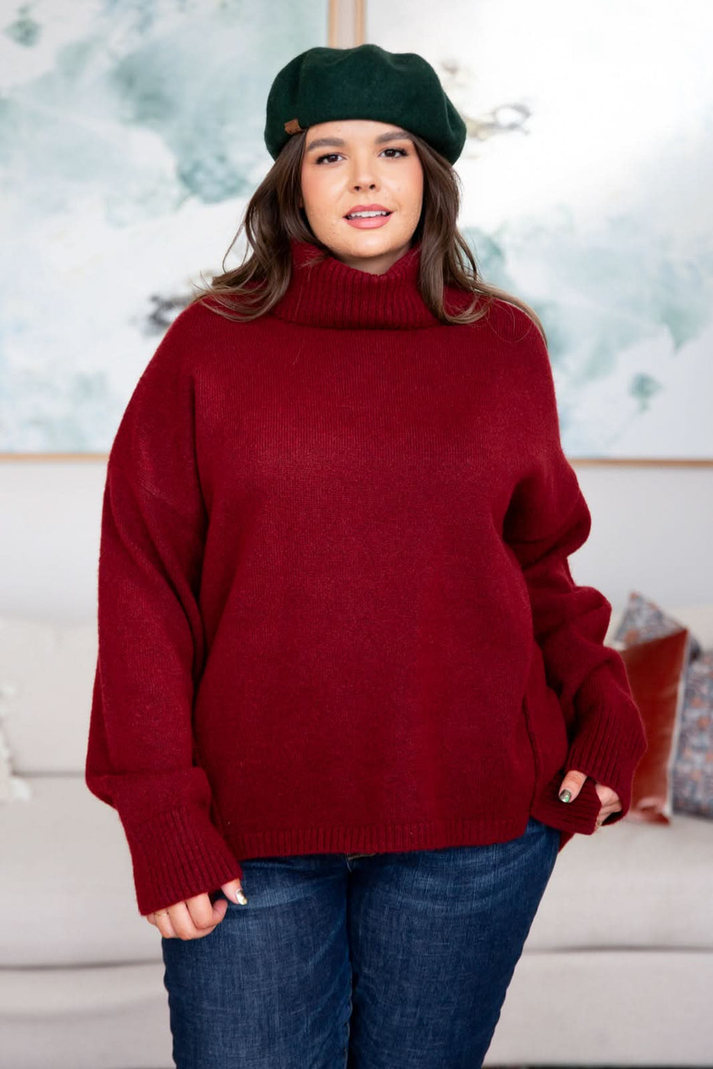Envelop Me Turtleneck Sweater in - Tops photo