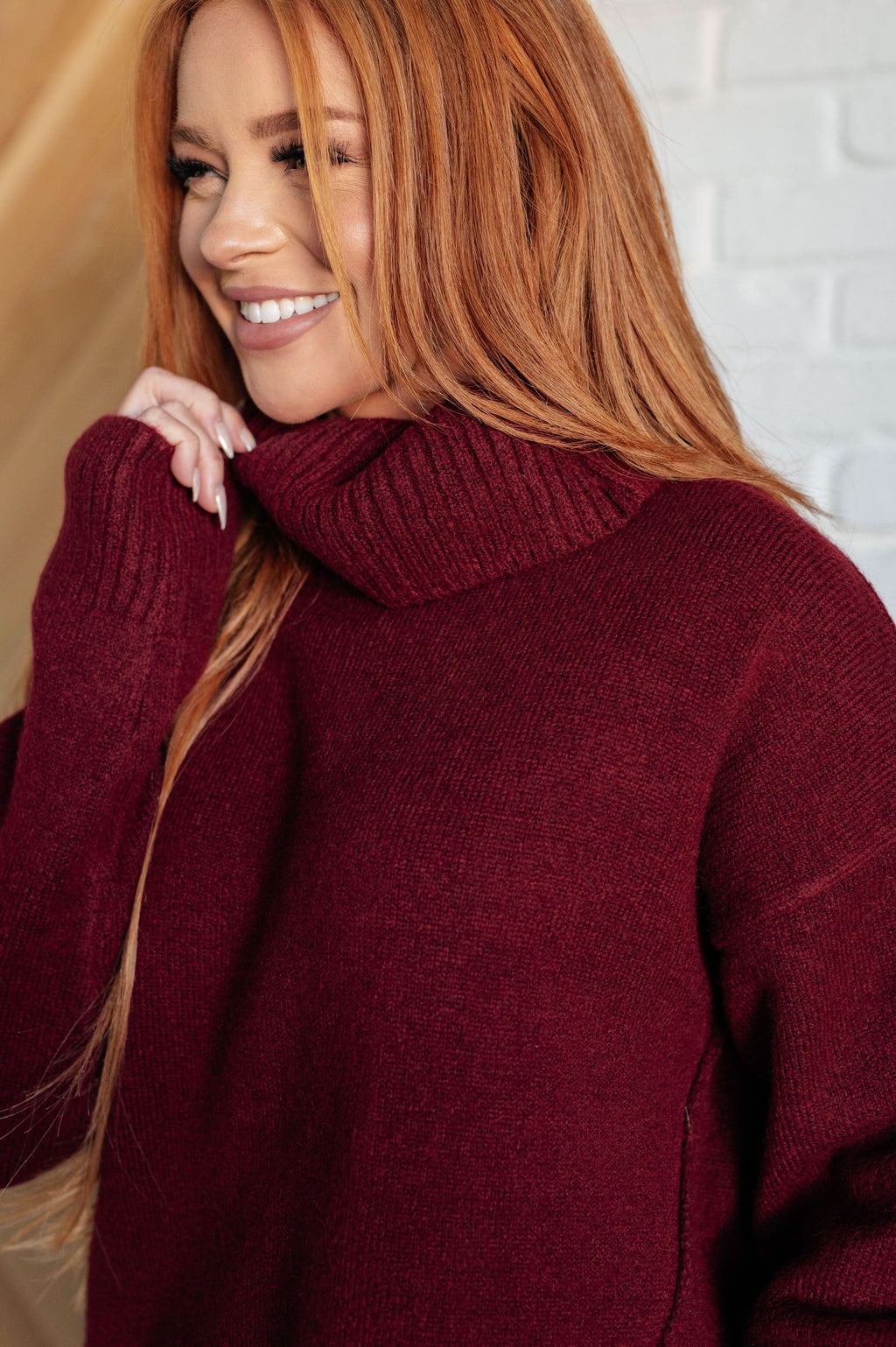 Envelop Me Turtleneck Sweater in - Tops photo