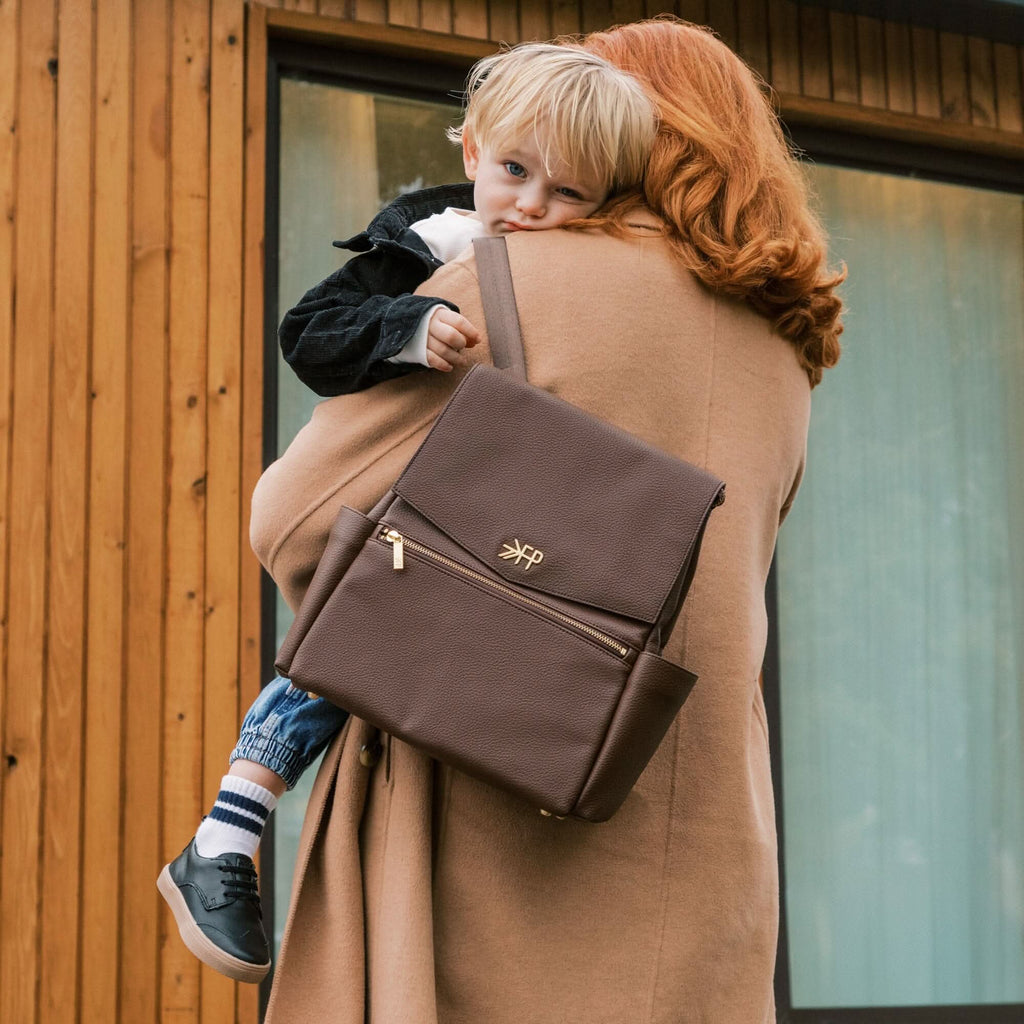 Freshly Picked Espresso Mini Classic Diaper Bag II in - Mini Classic Diaper Bag II photo