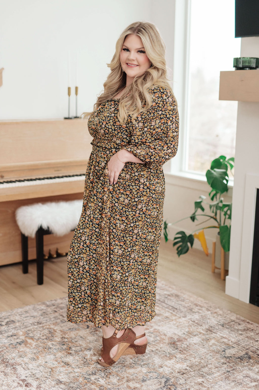 Ever So Briefly Floral Maxi Dress in - Dresses photo