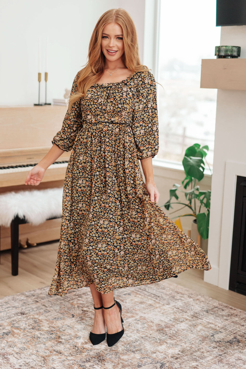 Ever So Briefly Floral Maxi Dress in - Dresses photo