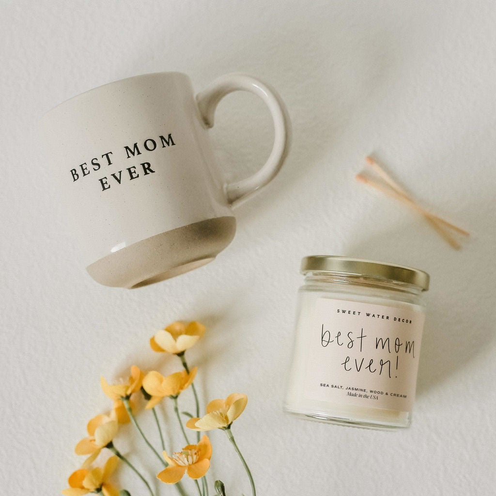 Best Mom Ever! Soy Candle - Clear Jar - 9 oz (Spa Day) - SwagglyLife Home & Fashion