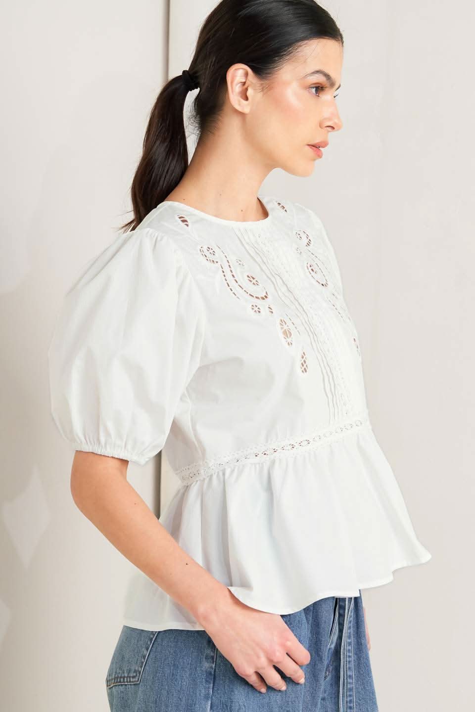 SILENT MORNING WOVEN TOP in - TOPS photo