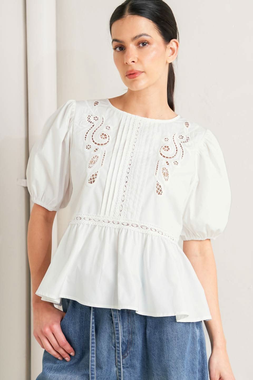 SILENT MORNING WOVEN TOP in - TOPS photo