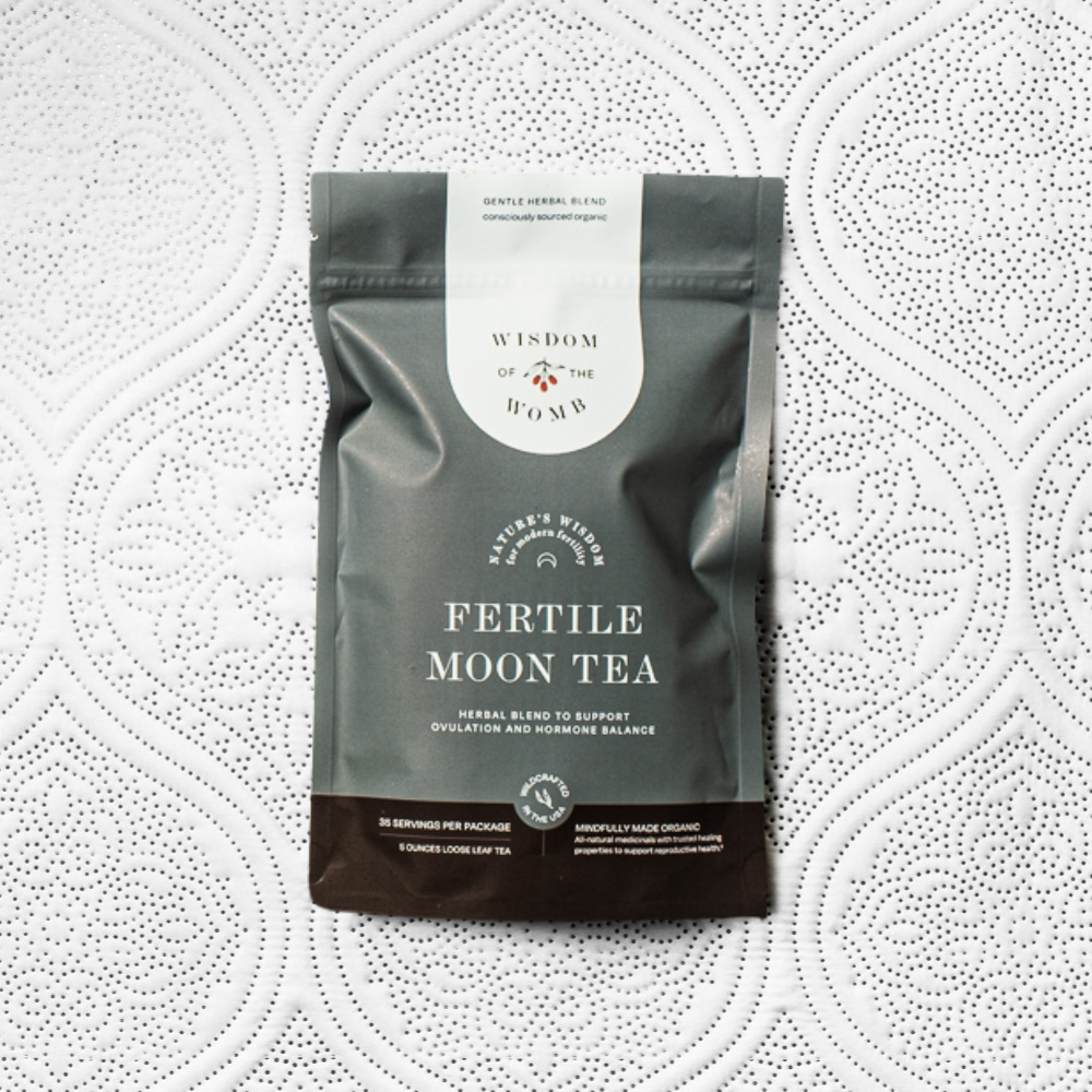 Fertile Moon Tea: Herbal Blend to Support Ovulation and Hormone Balance - Made with Organic and Wildcrafted Herbs (1800+ 5-Star Reviews) in 5 oz - Herbal Blend/ Tea photo