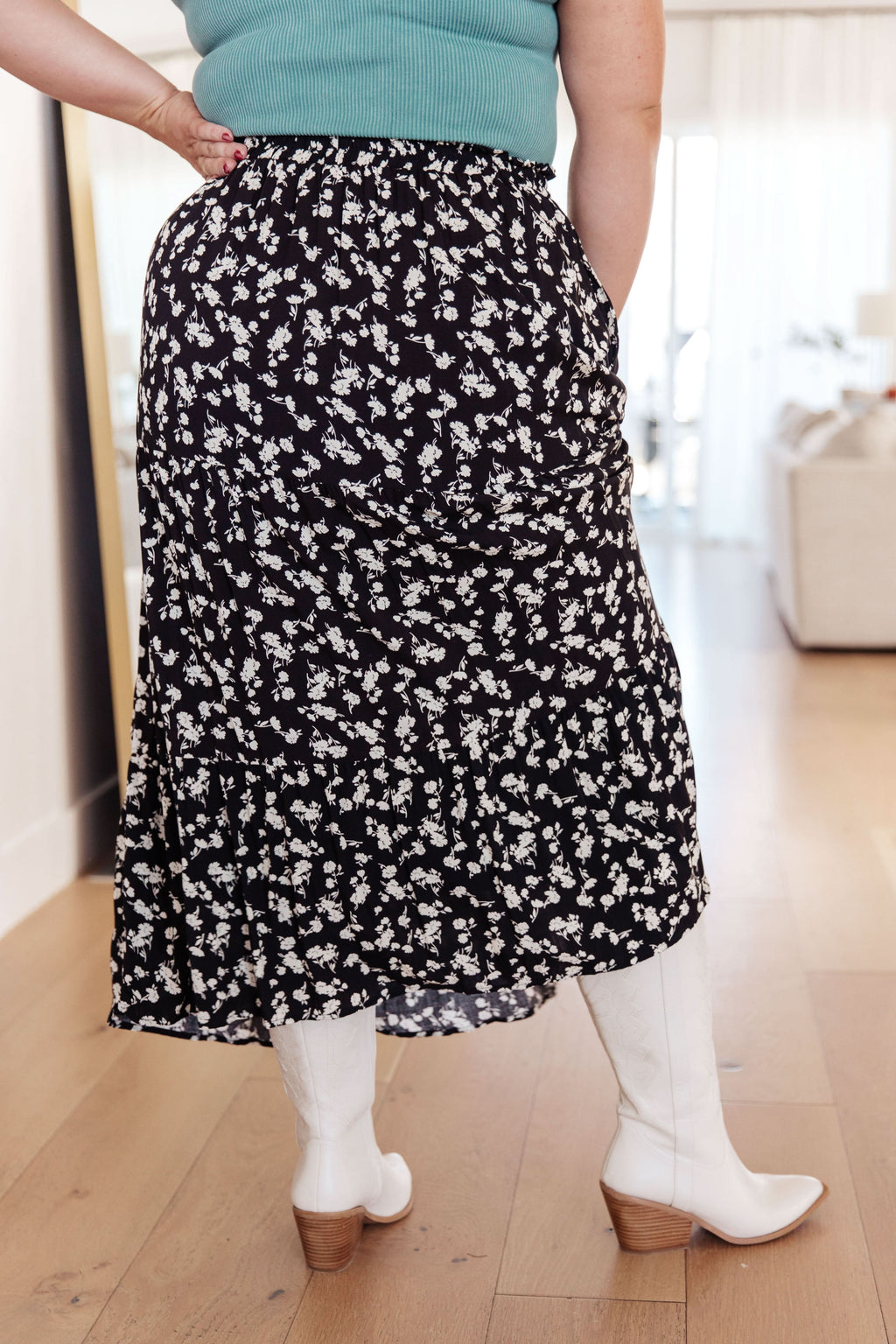 Fielding Flowers Floral Skirt in - Bottoms photo