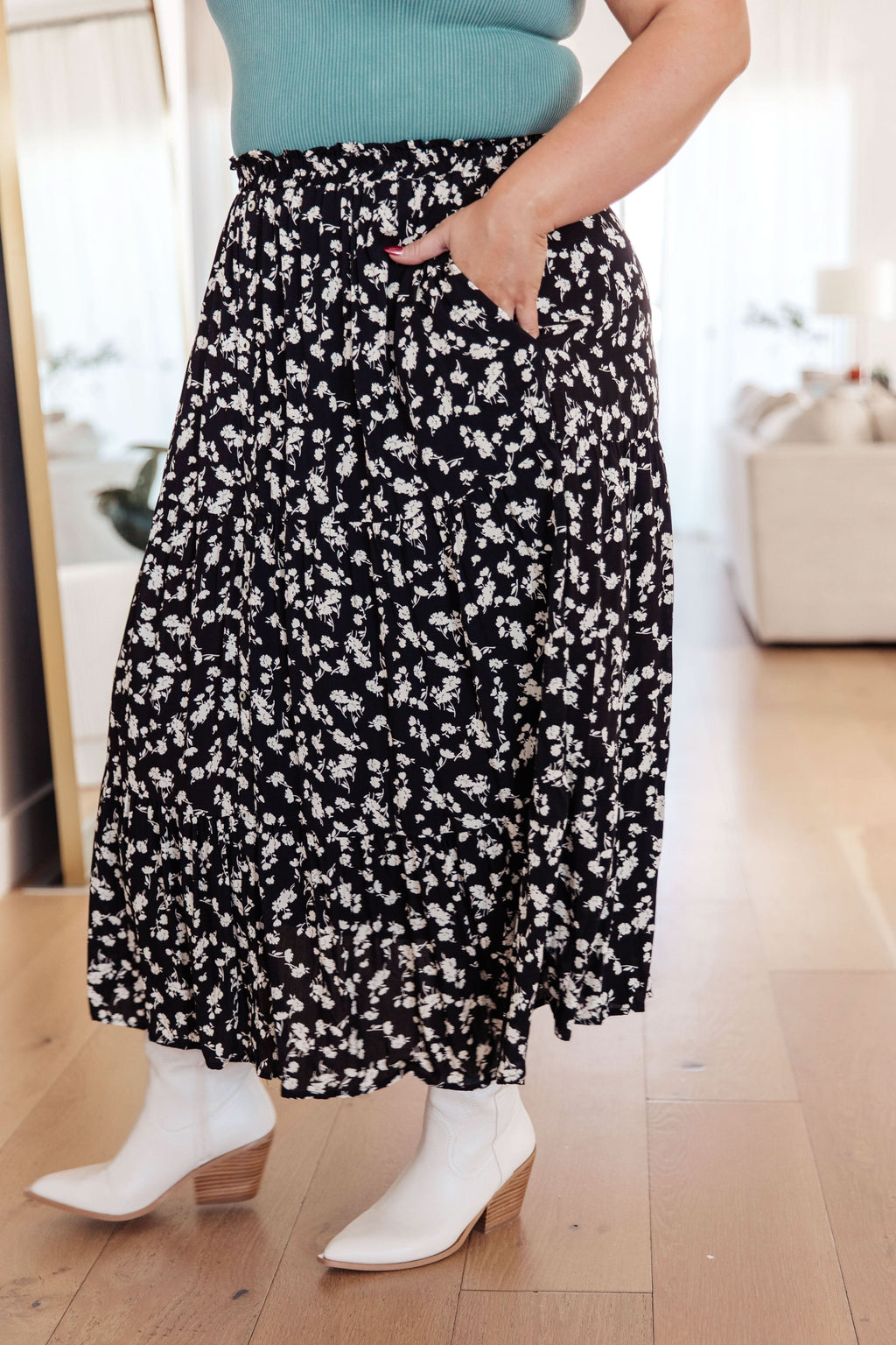 Fielding Flowers Floral Skirt in - Bottoms photo
