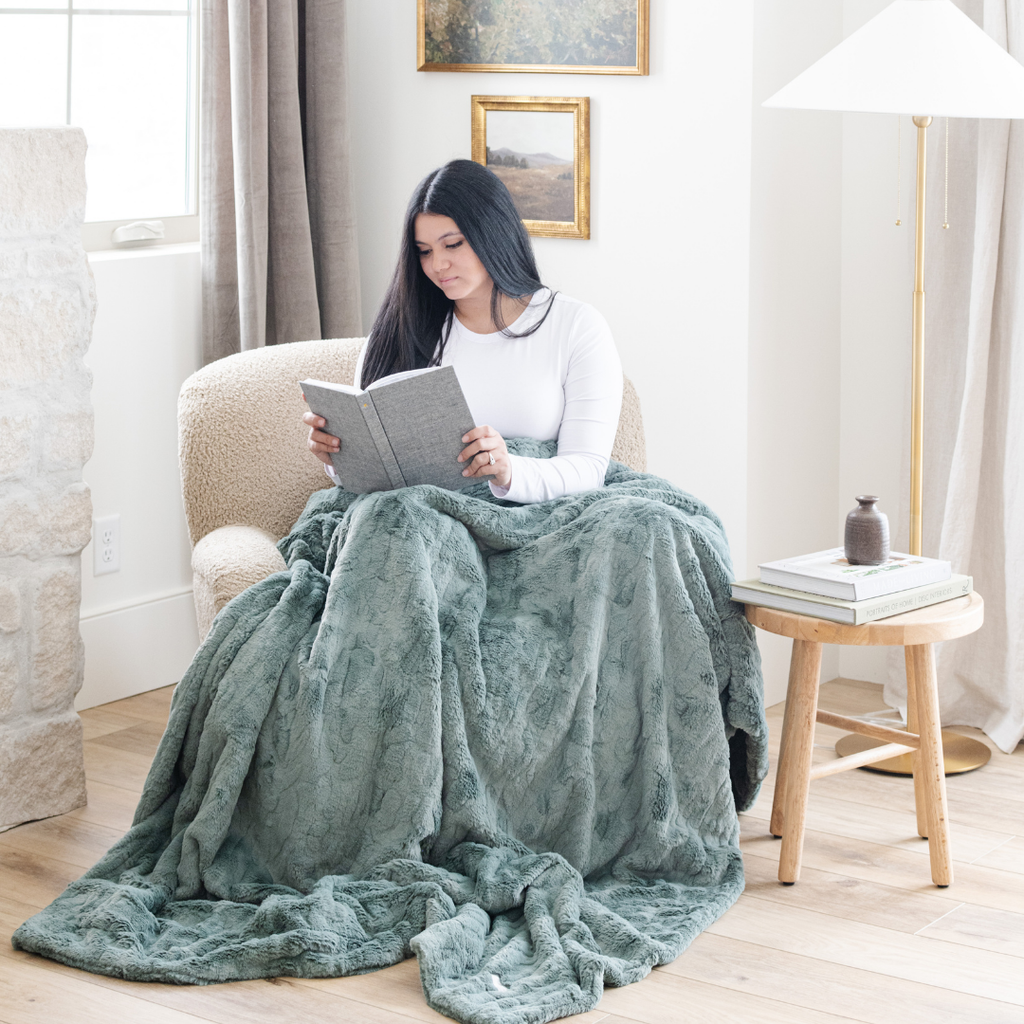 PATTERNED FAUX FUR THROW BLANKETS in - Throw Blanket photo