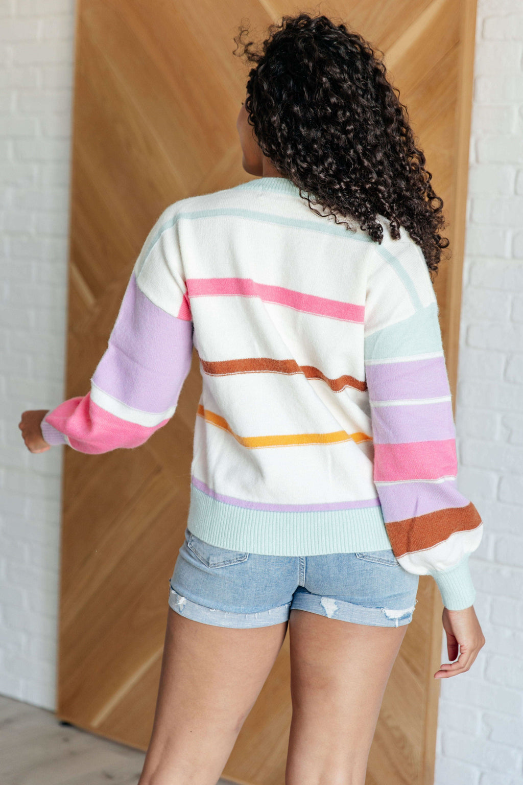Flawless Features Striped Sweater - SwagglyLife Home & Fashion