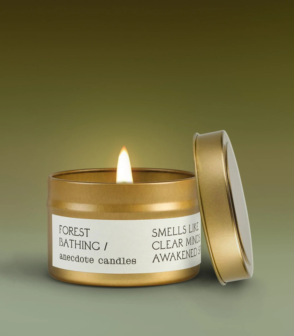 Forest Bathing in Travel Tin - candles photo