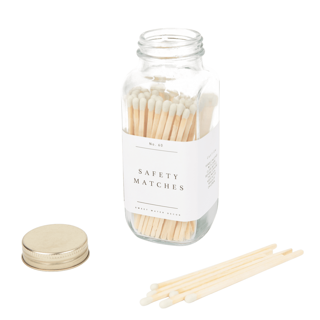 White Tip Safety Matches - 60 Count, 3.75" in - Matches photo