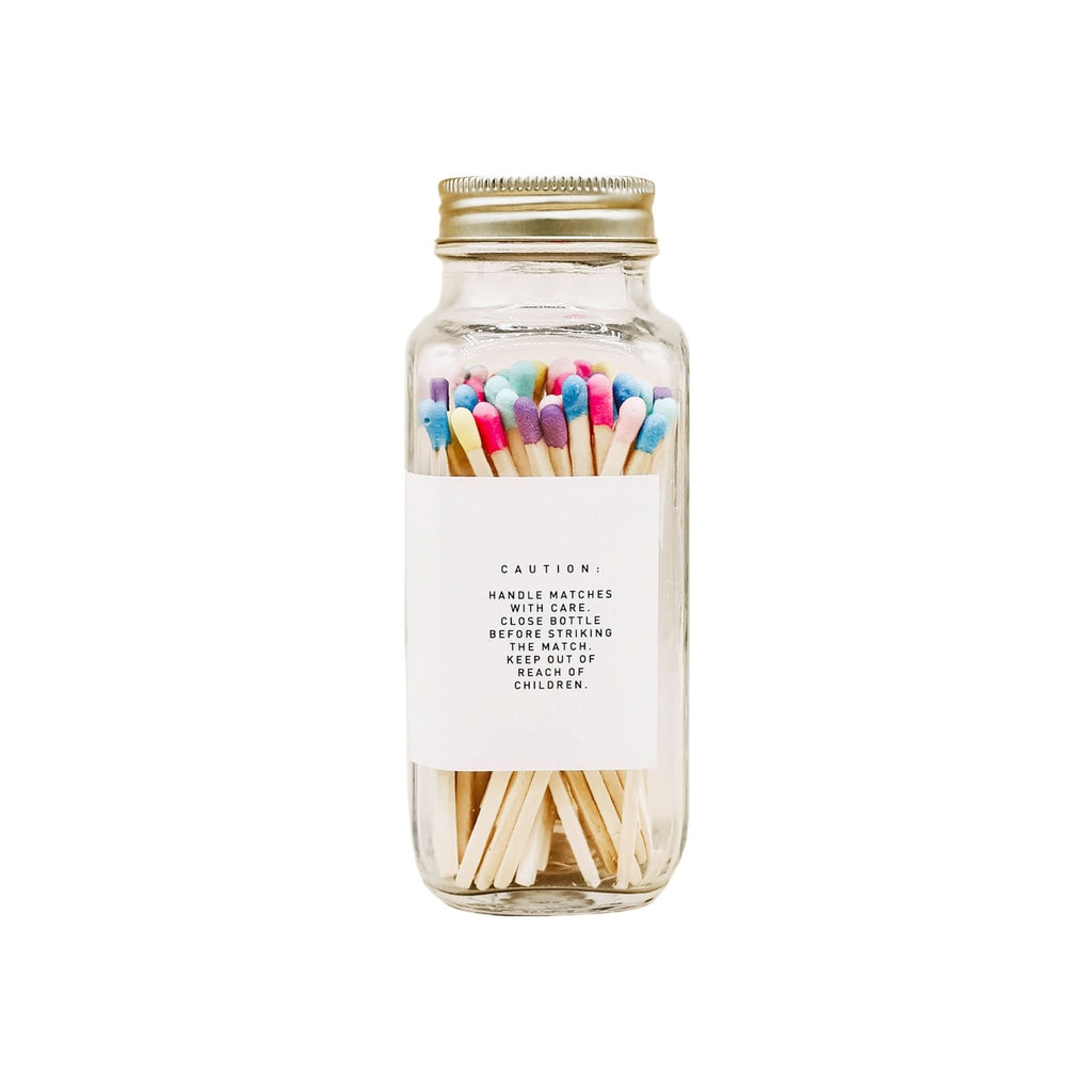 Multicolor Rainbow Safety Matches - 60 Count, 3.75" in - Matches photo