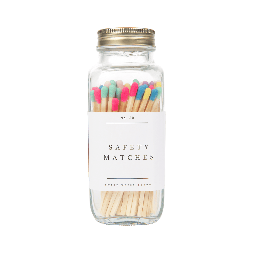Multicolor Rainbow Safety Matches - 60 Count, 3.75" in - Matches photo