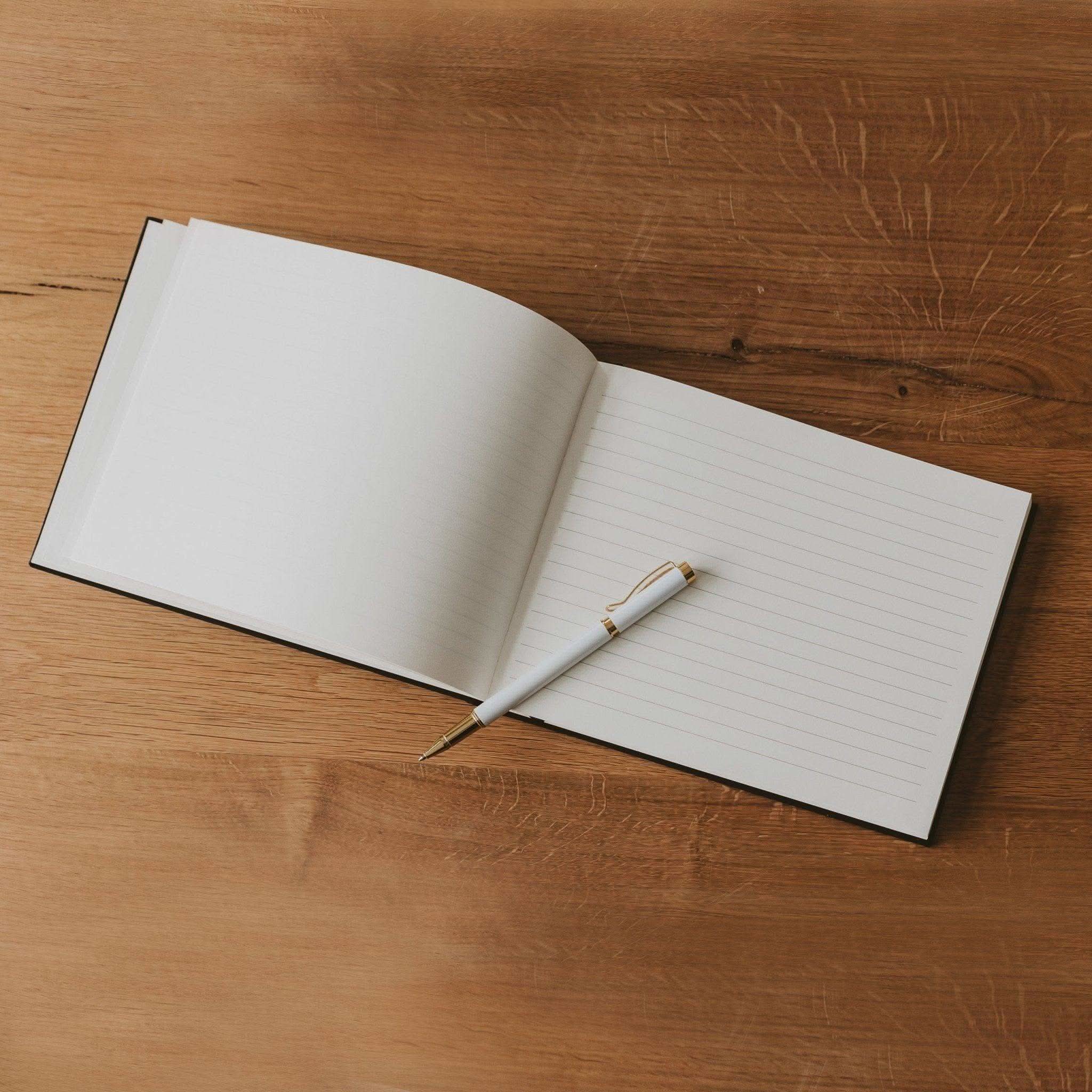 Sweet Water Decor Black Guest Book - SwagglyLife Home & Fashion Sweet Water Decor Black Guest Book - SwagglyLife Home & Fashion