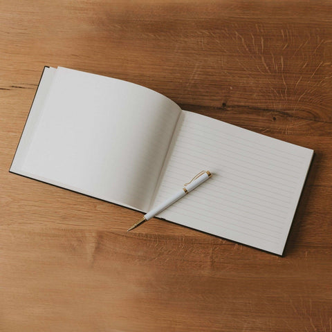 Sweet Water Decor Black Guest Book - SwagglyLife Home & Fashion Sweet Water Decor Black Guest Book - SwagglyLife Home & Fashion