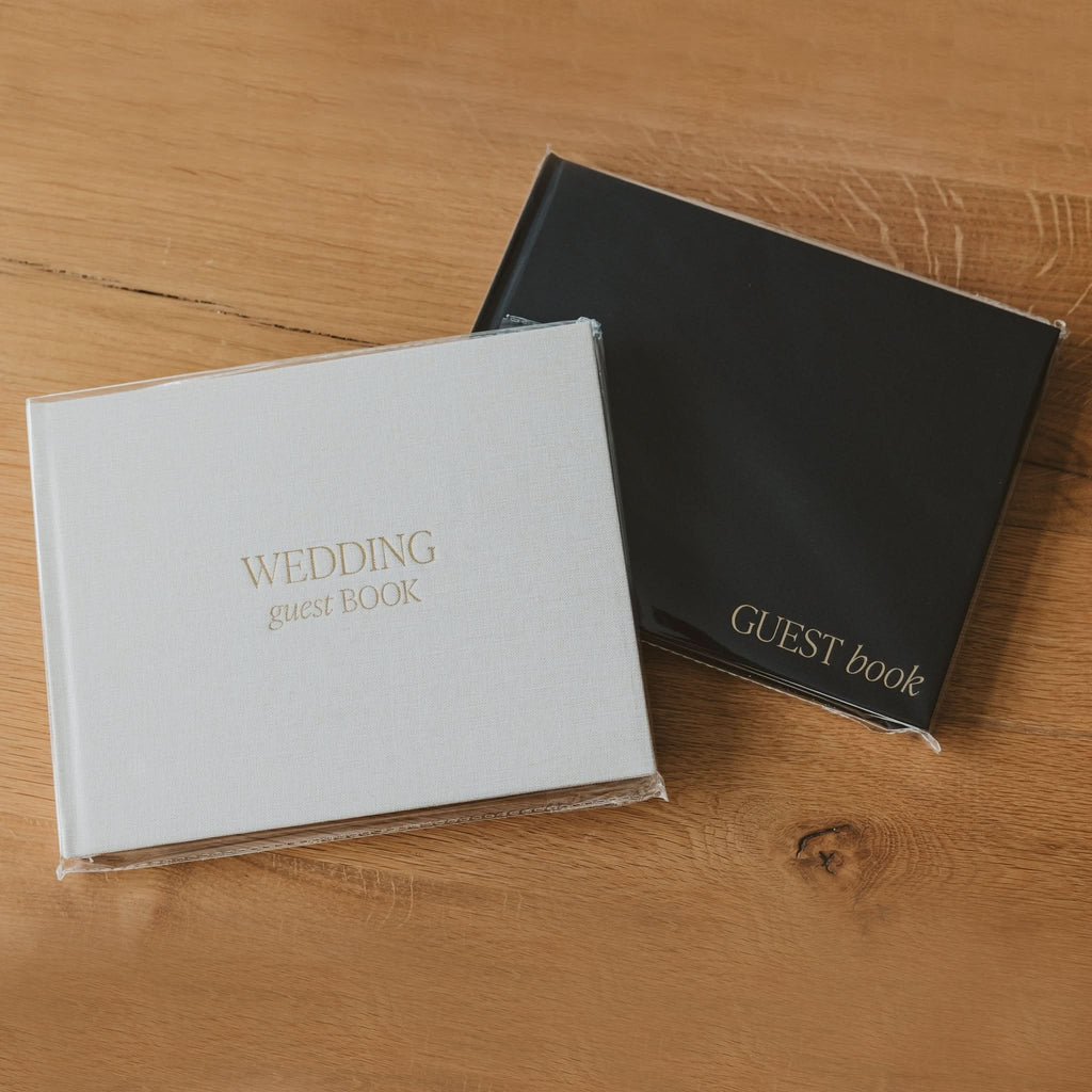 Tan Wedding Guestbook in - Guestbook photo