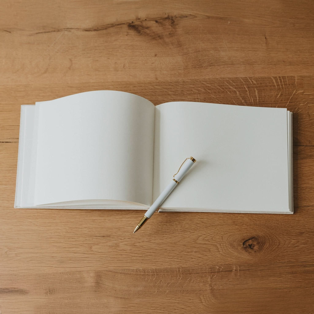 Tan Wedding Guestbook in - Guestbook photo
