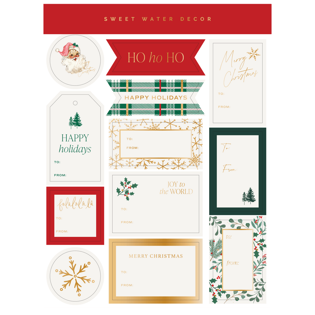 Holiday Classic Gift Tags Set in - GIFT TAGS photo