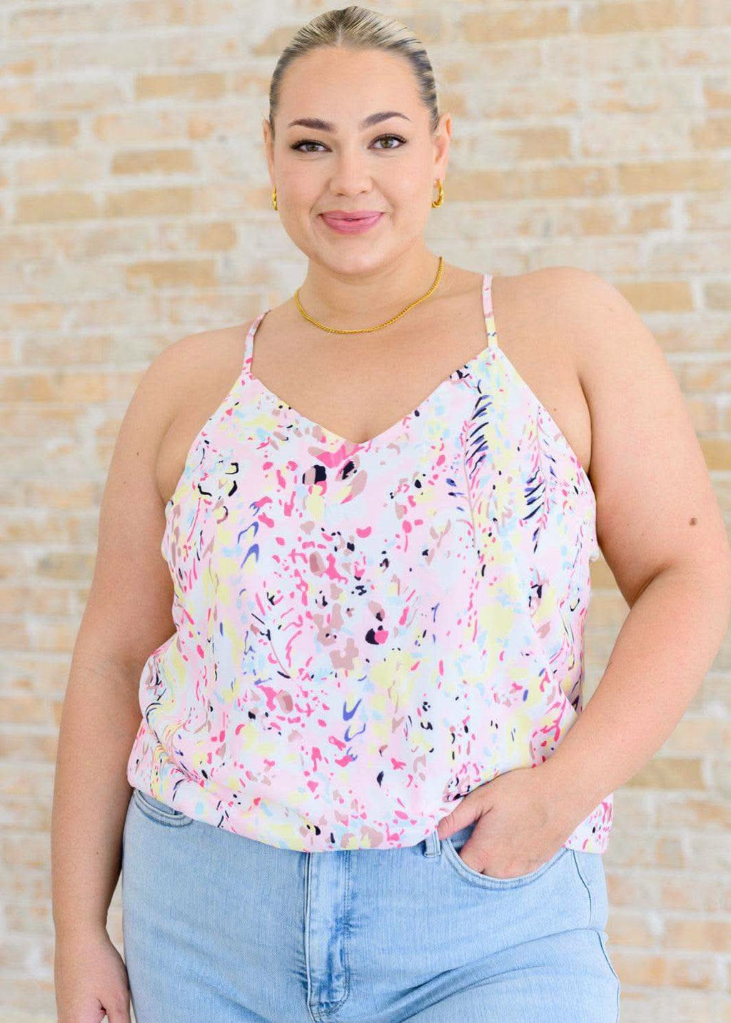 Going Out Printed Cami in - Tops photo