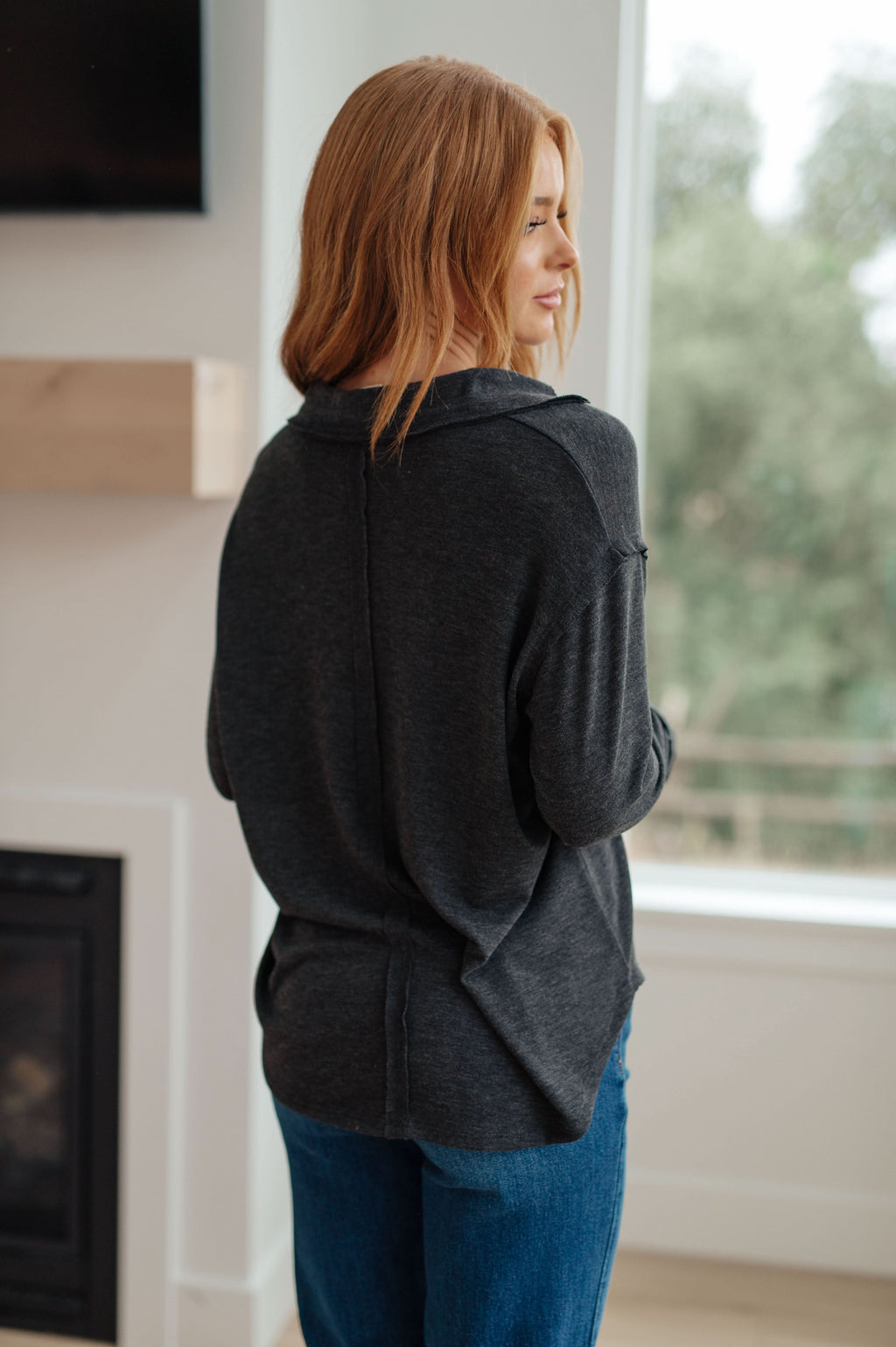 Good Luck Charm Long Sleeve Top in - Tops photo