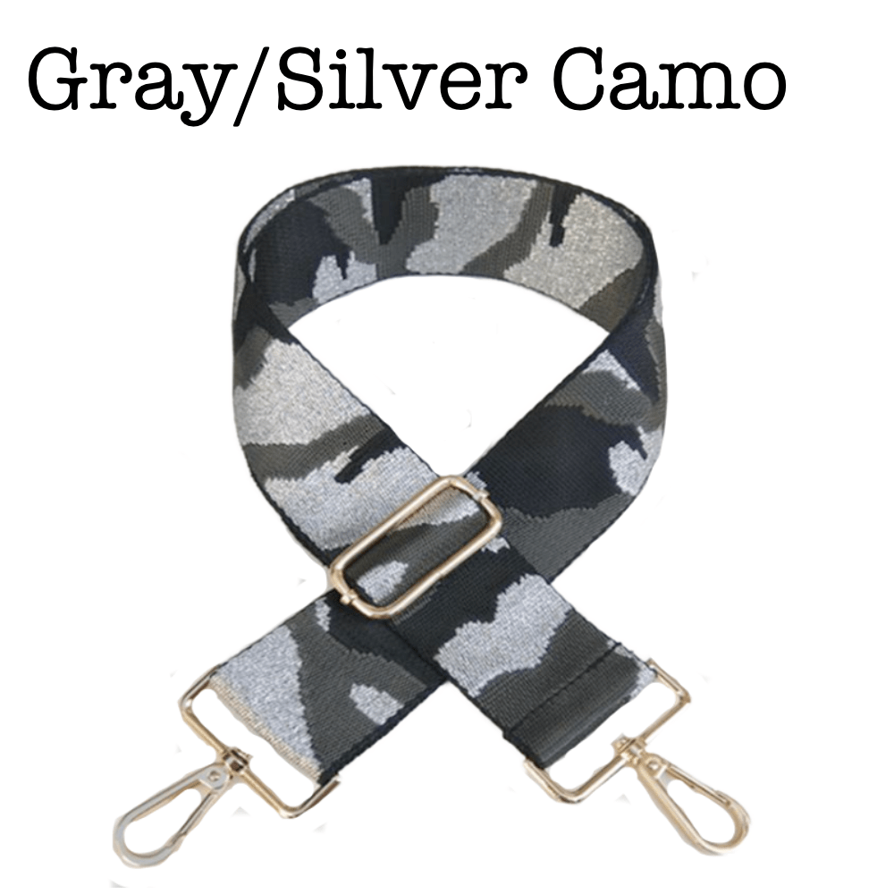 Bag Straps | 30 Styles in Gray Silver Camo - Bags photo