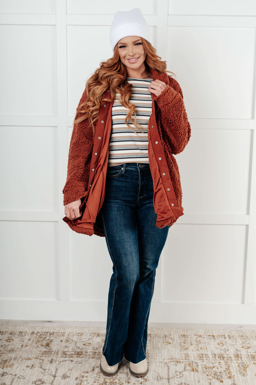 Growing Up Great Sherpa Jacket in - Layers photo