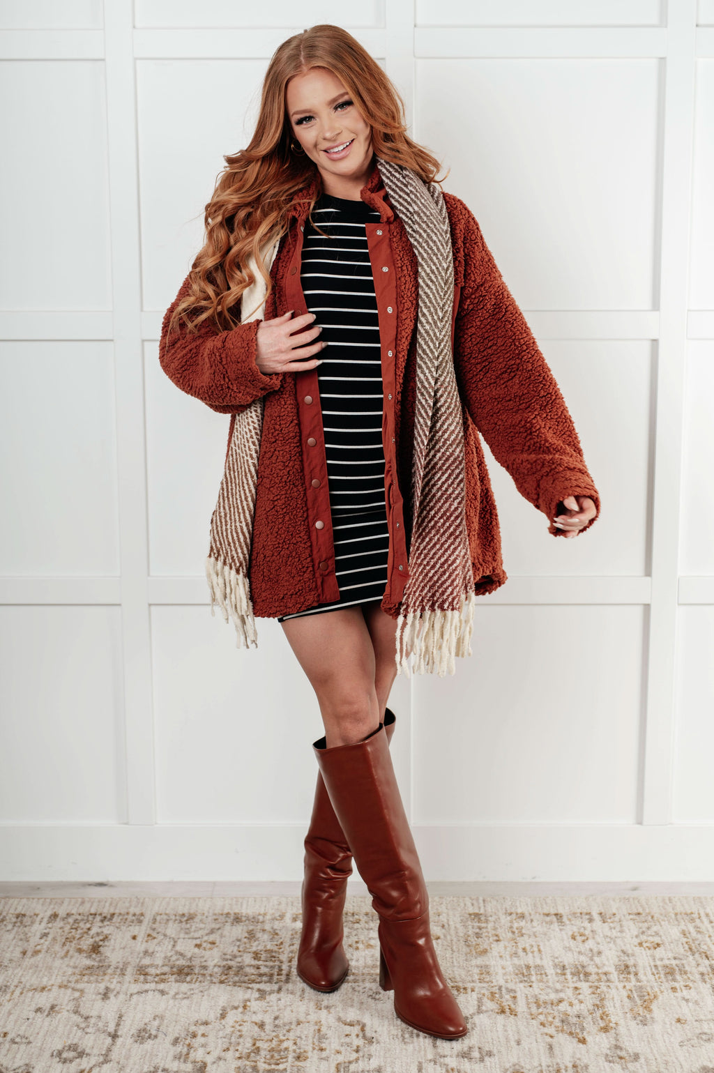 Growing Up Great Sherpa Jacket in - Layers photo