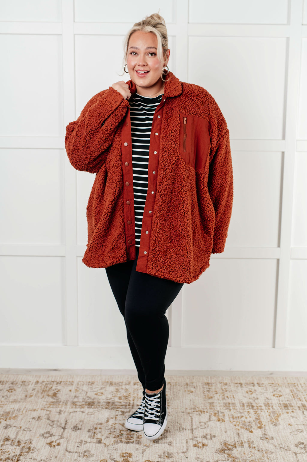 Growing Up Great Sherpa Jacket in - Layers photo