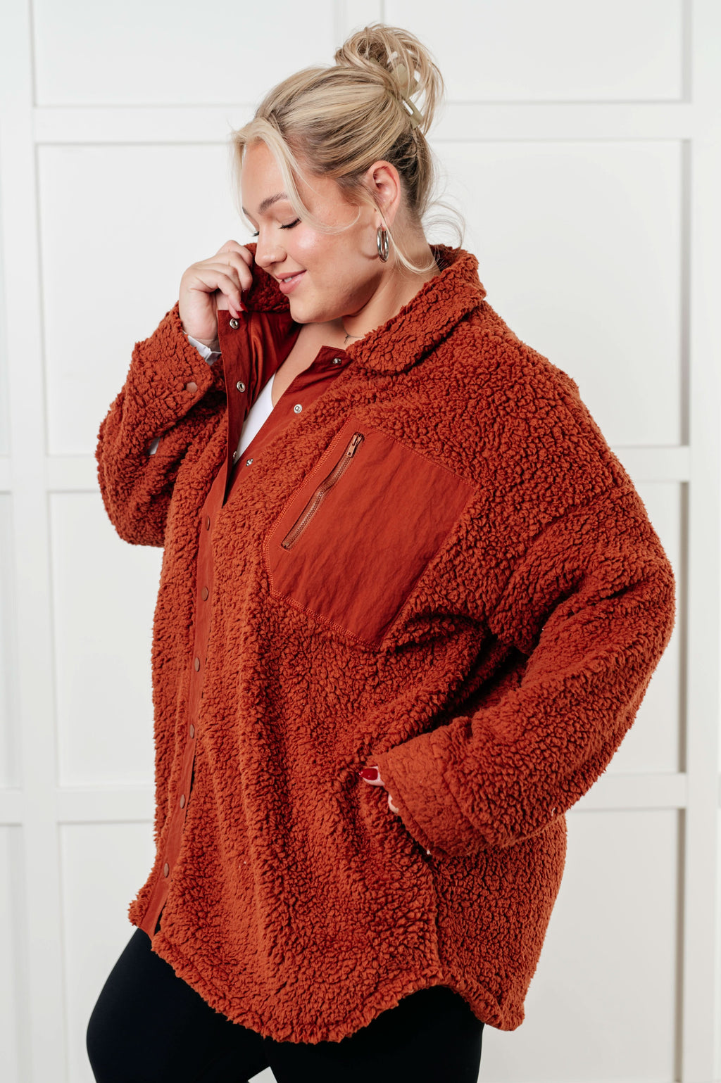 Growing Up Great Sherpa Jacket in - Layers photo