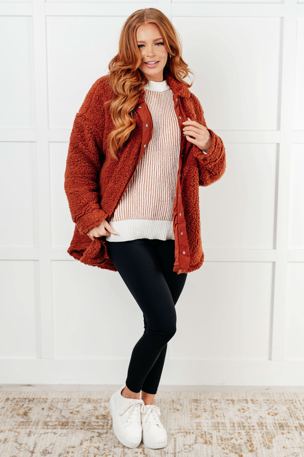 Growing Up Great Sherpa Jacket in - Layers photo