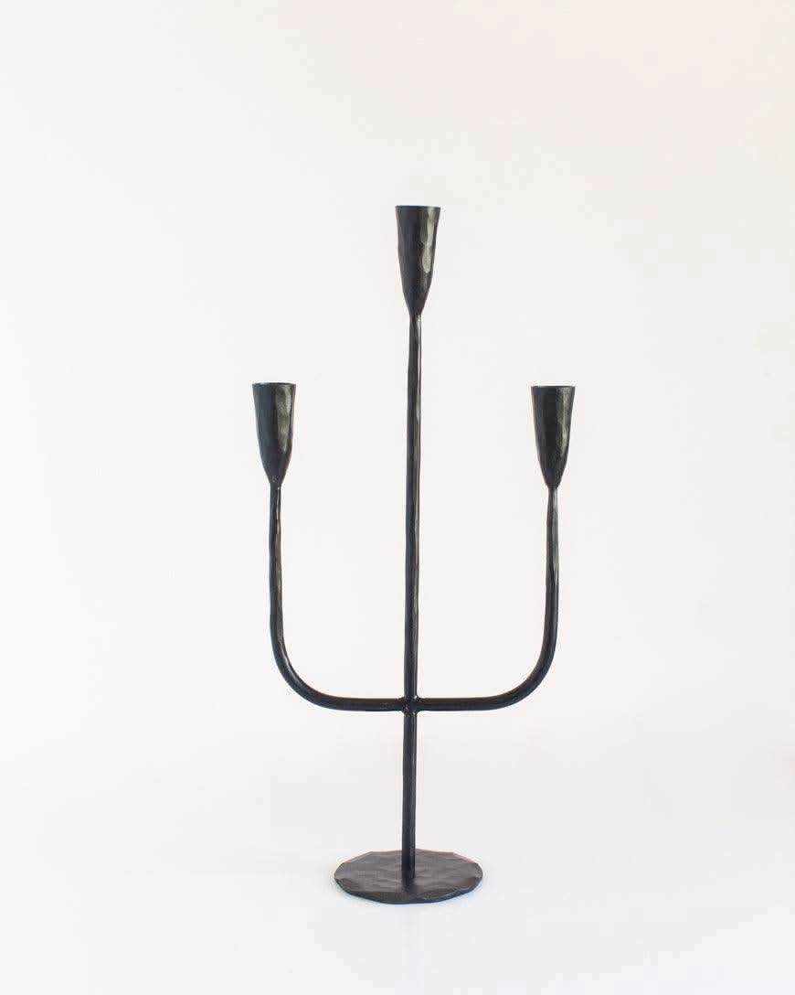 Hand-Forged Iron Candelabra - SwagglyLife Home & Fashion