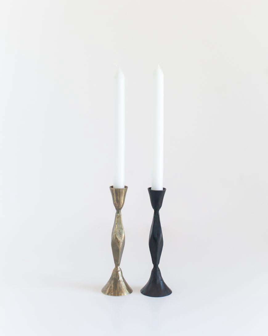 High Diamond Hand-Forged Iron Candle Stand - SwagglyLife Home & Fashion