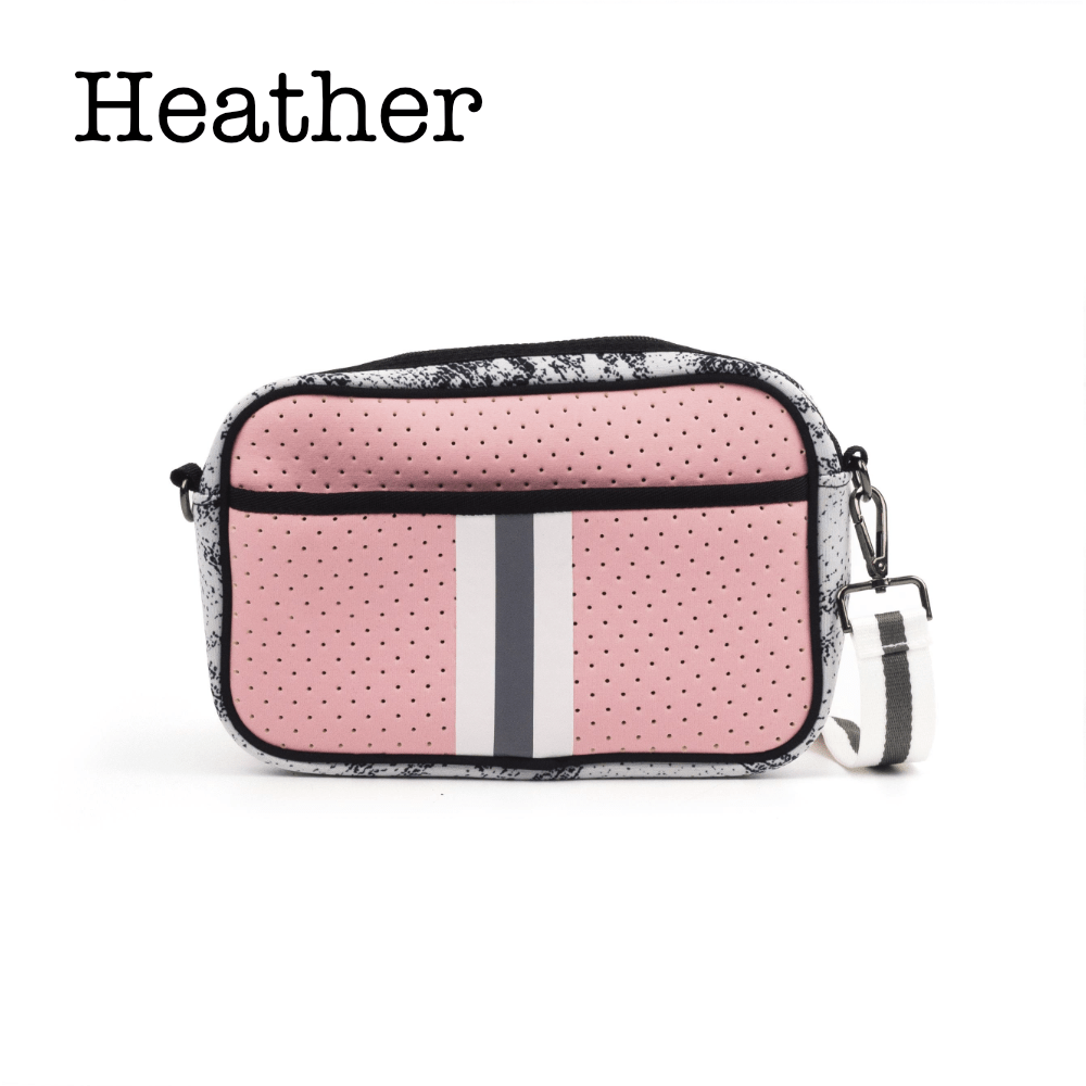 Neoprene Crossbody in Heather - Bags photo