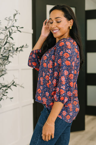 Hitherto Unknown Floral Babydoll Blouse - SwagglyLife Home & Fashion Hitherto Unknown Floral Babydoll Blouse - SwagglyLife Home & Fashion