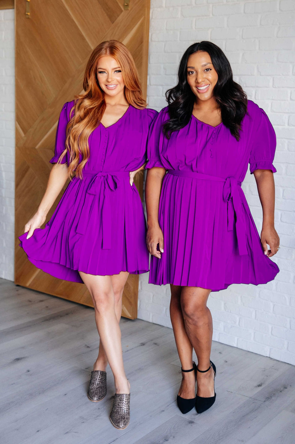 Hold And Squeeze Me Pleated Dress - SwagglyLife Home & Fashion